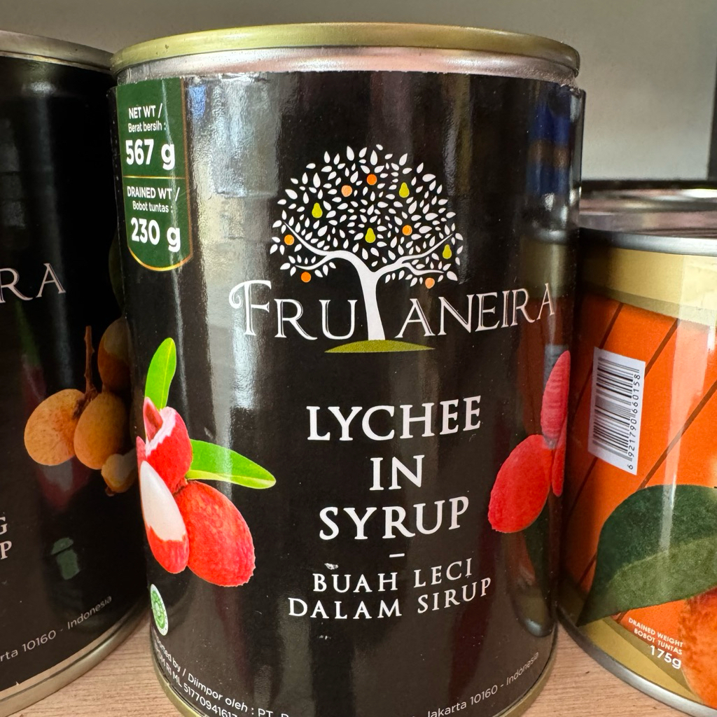 buah kaleng lychee / frutaneira lychee