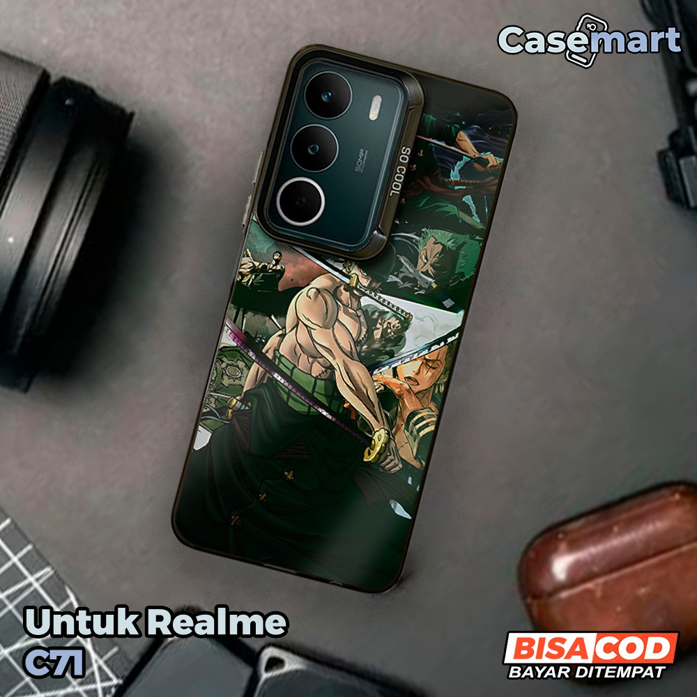 Casing Hp Realme C71 Casemart [ZORO] Premium Casing So Cool Hologram Matte Soft Case Hybrid IMD