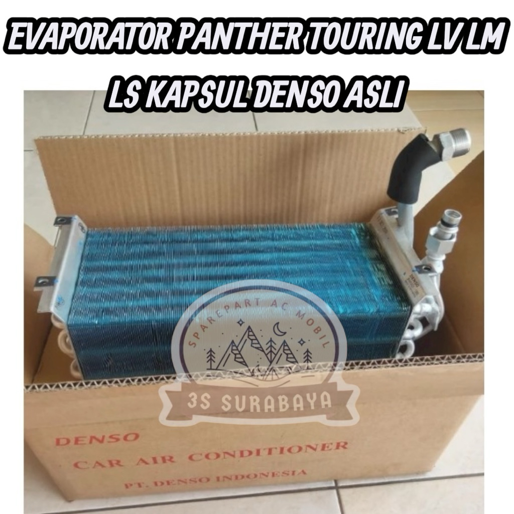 Evaporator Panther Touring LV LM LS kapsul Denso Asli Ac mobil Coil Cooling Coil Evap (Baru/New)
