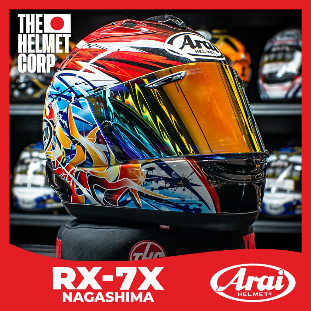 ARAI RX-7X NAGASHIMA ORIGINAL FULL FACE HELMET