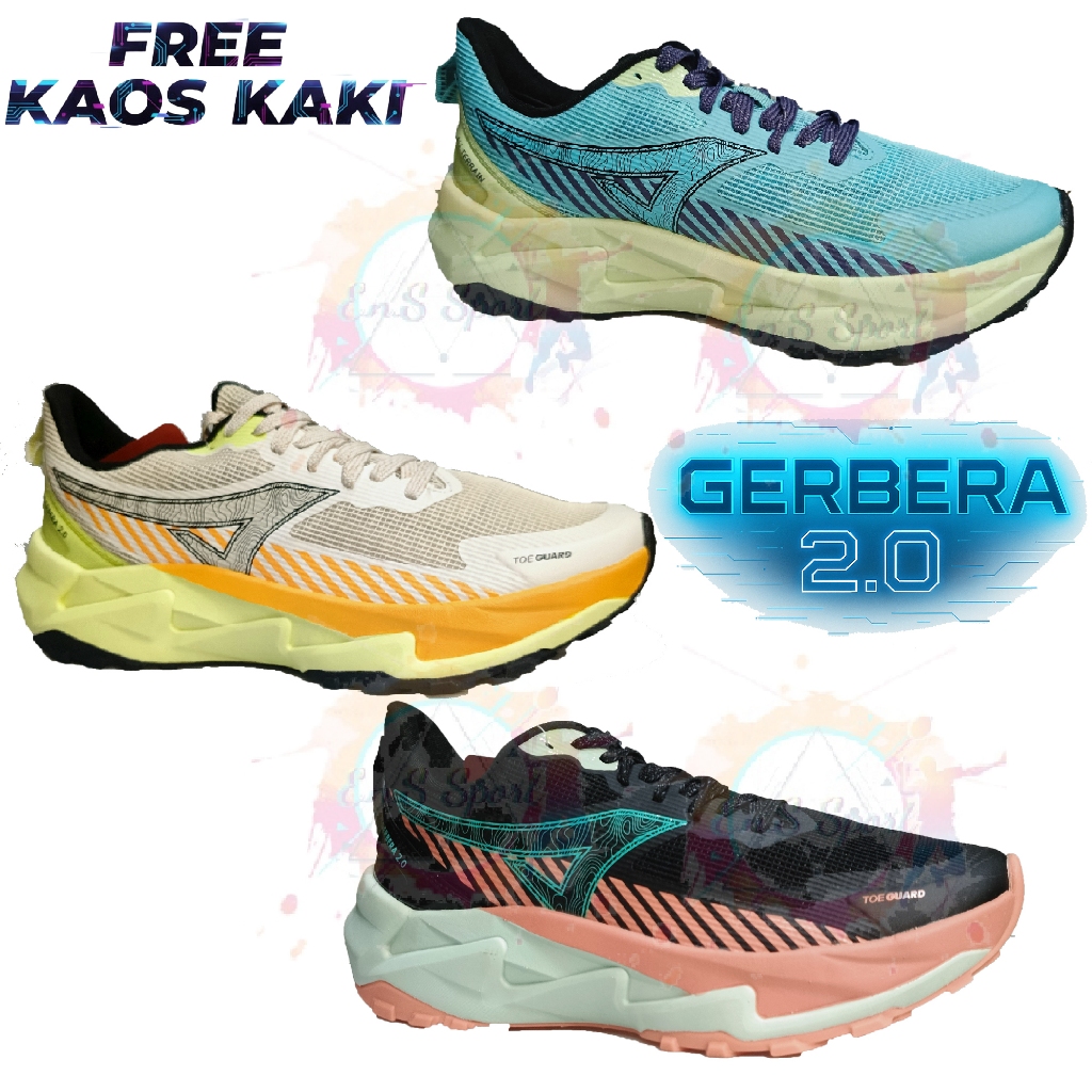 [New]Sepatu Trail Run Ardiles Gerbera 2.0 Original Sepatu Running Trail Ardiles Gerbera 2 Terbaru - 