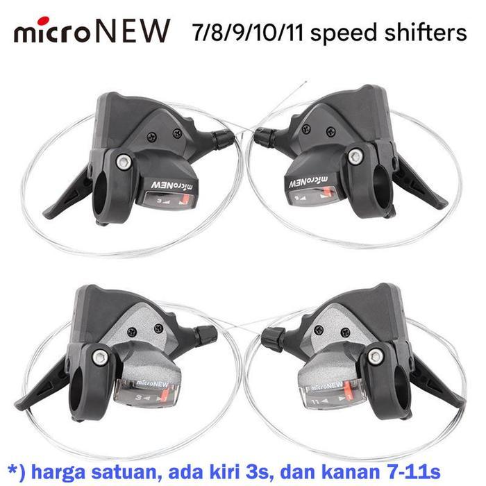 microNEW Shifter Sepeda Gunung MTB Operan Gigi