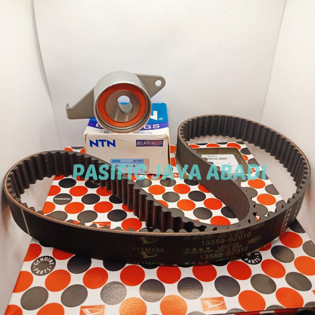 TIMING BELT SET PLUS BEARING TENSIONER DAIHATSU XENIA 1.0 1000CC ORI HARGA 1SET