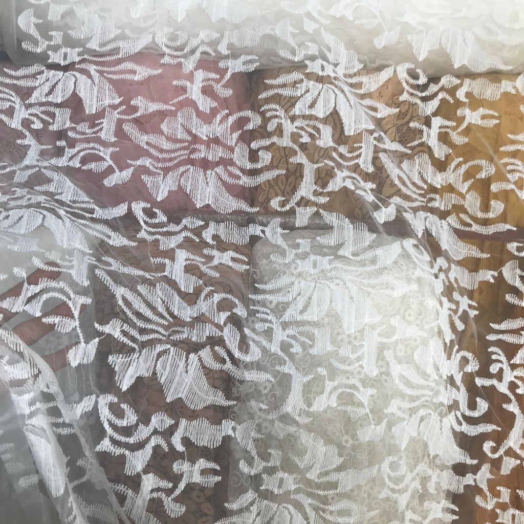 kain organza bordir - kain organza premium - kain organza premium - kain kebaya - kain butik