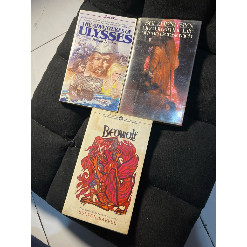 Buku Klasik | Preloved Books | Beowulf | Ulysses | Ivan Deniscovich | Bernard Evslin | Burton Raffel
