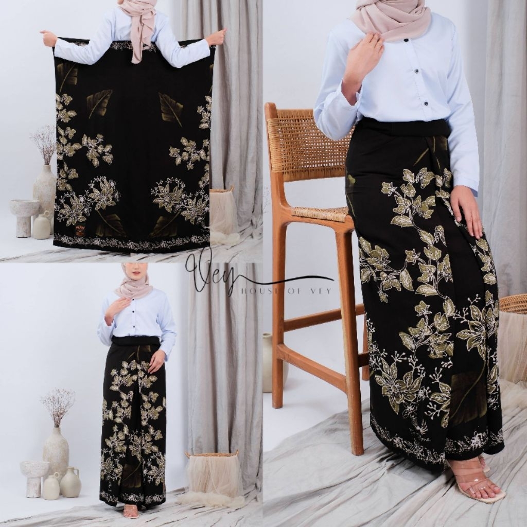 (BIGSIZE) SARUNG BATIK SANTUNG WANITA SARUNG WAJADA AQIL SARUNG GOYOR CAP PEKALONGAN