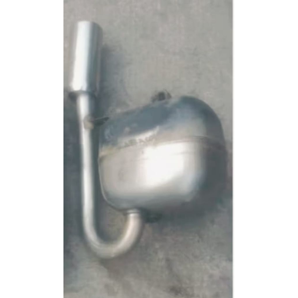 tabung kenalpot Toyota Yaris bakpao copotan original