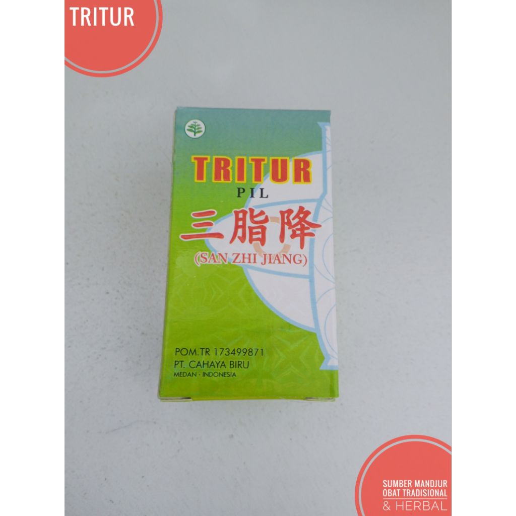 Tritur San Zhi Jiang Obat Herbal Cina Kolesterol Trigliserida Lemak Dalam Darah