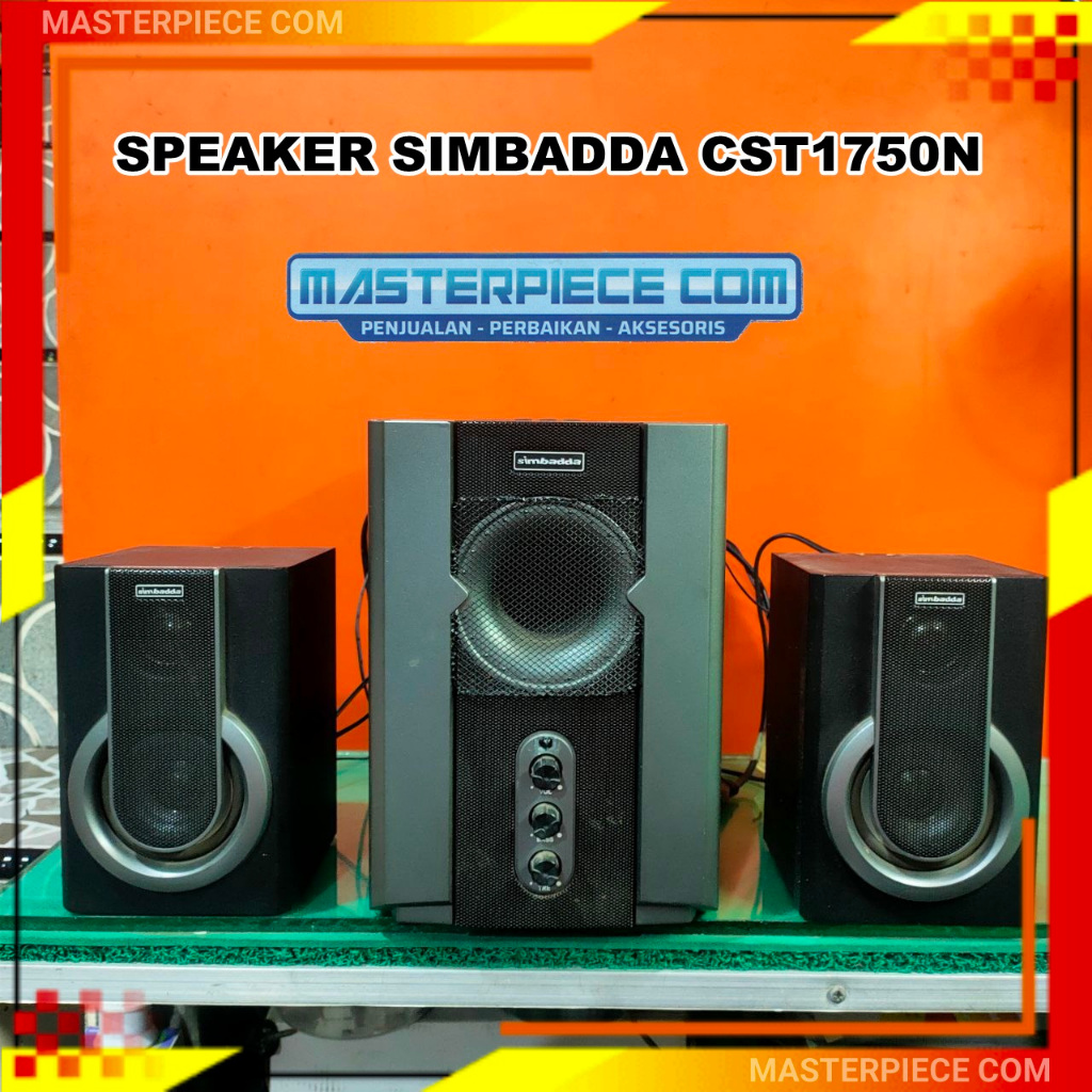 SPEAKER SIMBADDA CST 1750N 2.1 SUBWOOFER BEKAS BAIK