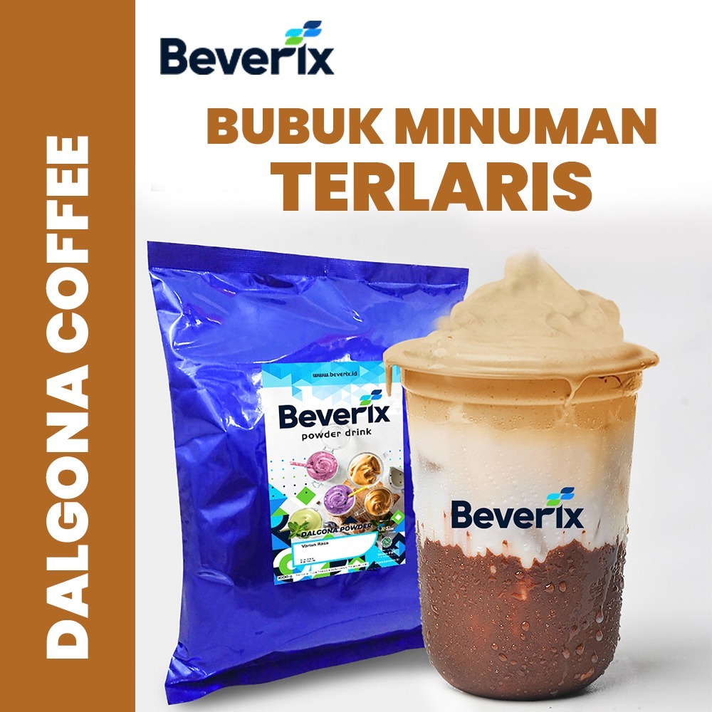 BEVERIX Bubuk Minuman Sticky Milk Premium Dalgona Rasa Kopi Cappucino 1 Kg
