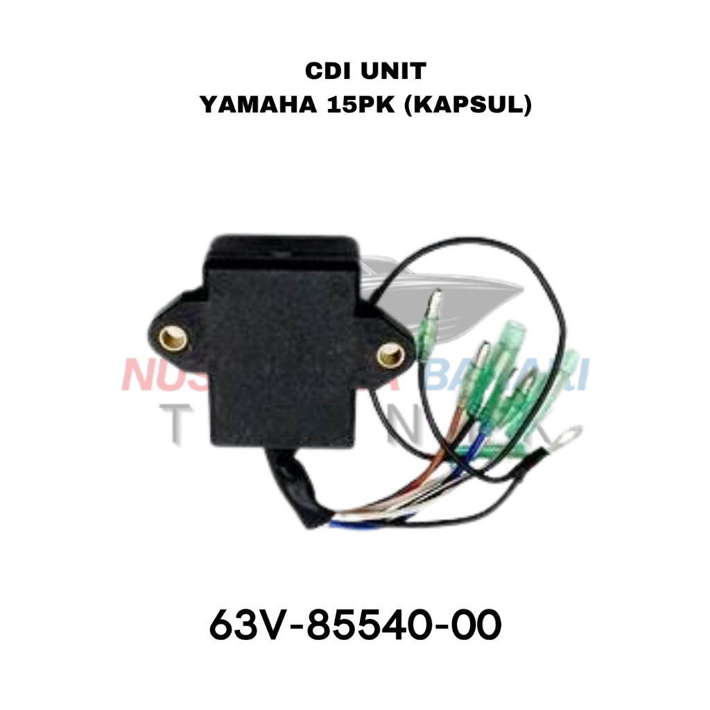 CDI UNIT YAMAHA 15PK KAPSUL 63V-85540-00 | CDI YAMAHA 15PK OLD KAP BULAT SUKU CADANG & SPAREPART MES