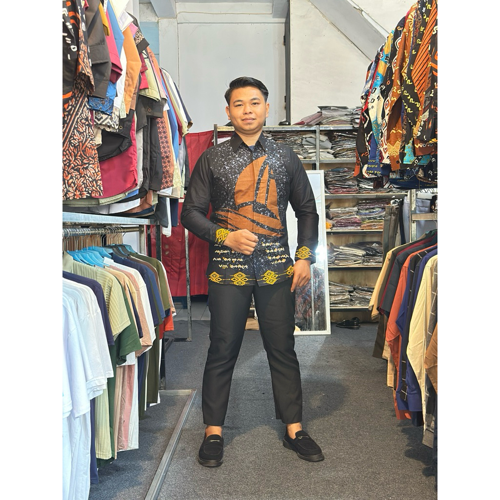 Batik Lontara Khas Bugis Makassar (Pakai Furing/Lapisan)