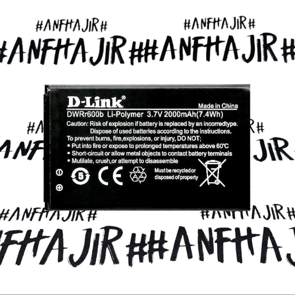 BATRE BATERAI MODEM MIFI D-LINK D-932 C DWRr600B DWR600B BATRAI DLINK D932C (2000mAh) ORIGINAL