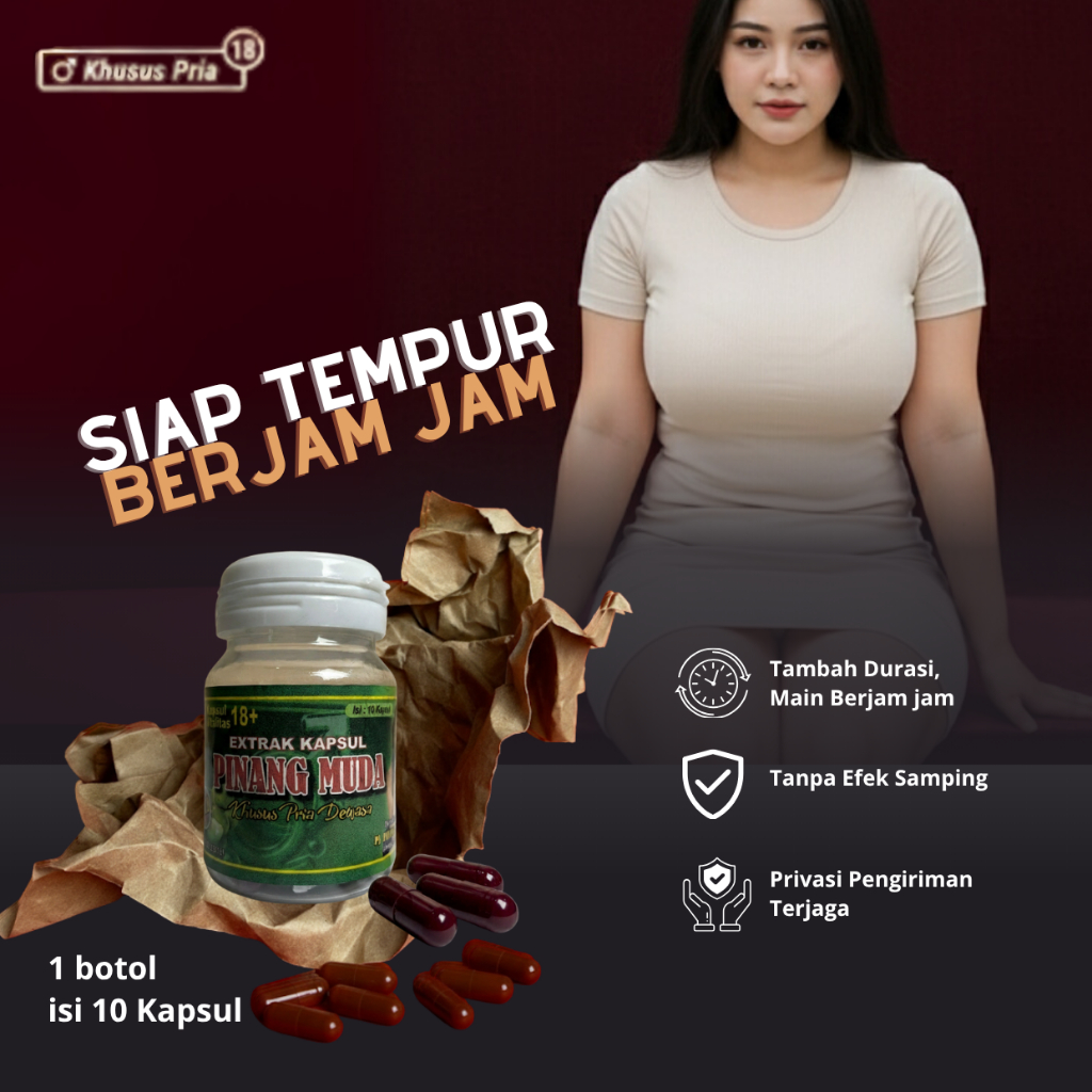 Kapsul Pinang Muda 100% ASLI
