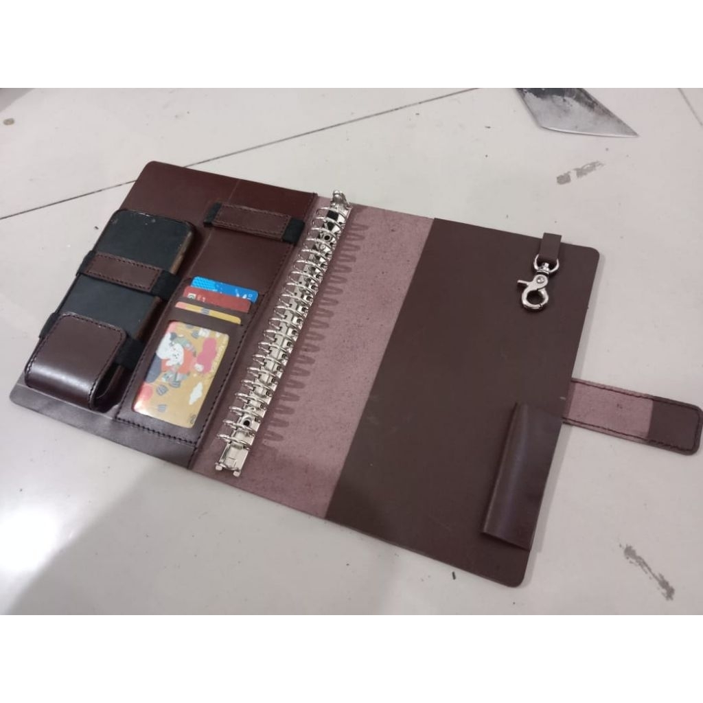 Binder kulit A5 custom