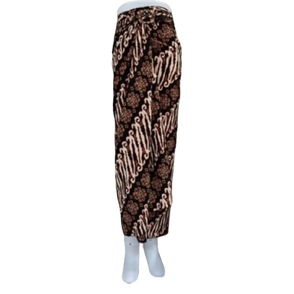 Rok Batik Wanita Kain Lilit Bahan Semi Sutra Silky Motif 1