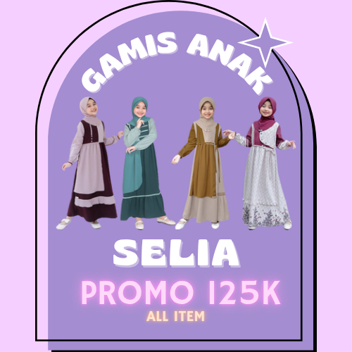 PROMO SEPLY - SELIA GAMIS ANAK SPECIAL PRICE