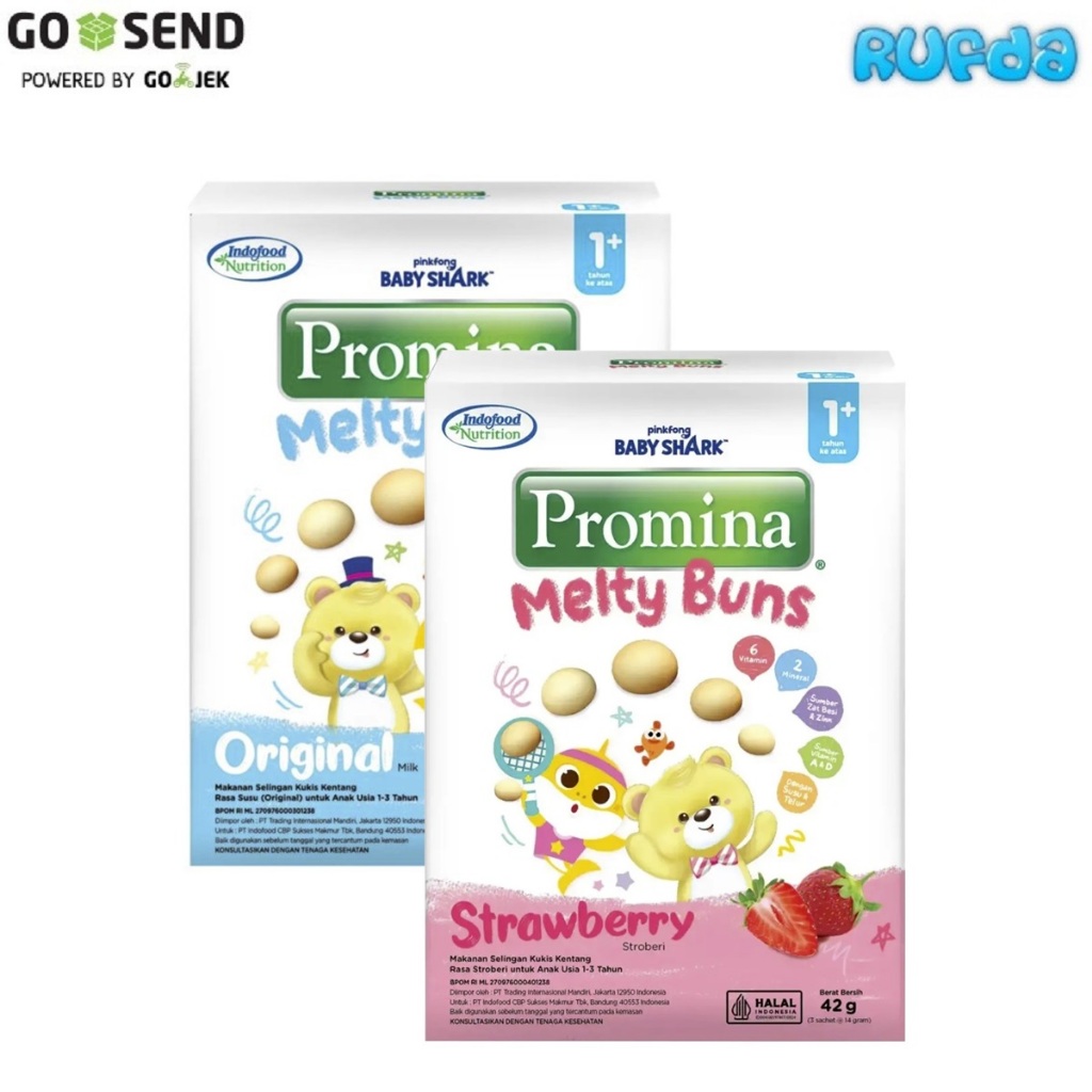 Promina Melty Buns Snack Cemilan Kukis Kentang Bayi 1 Tahun Keatas