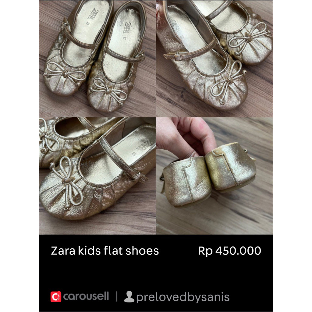Zara kids ballet flats