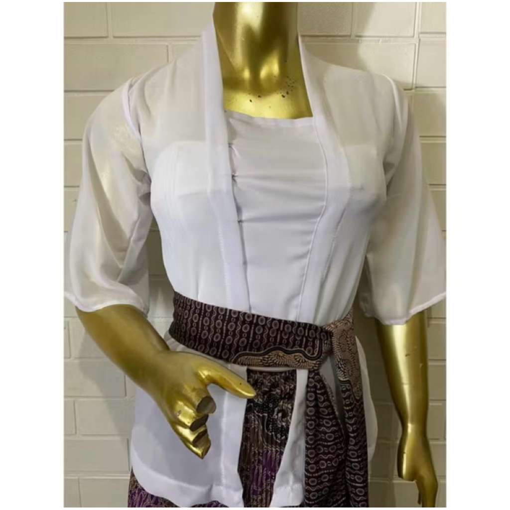 Kebaya Sifon Lengan Lonceng Jumbo