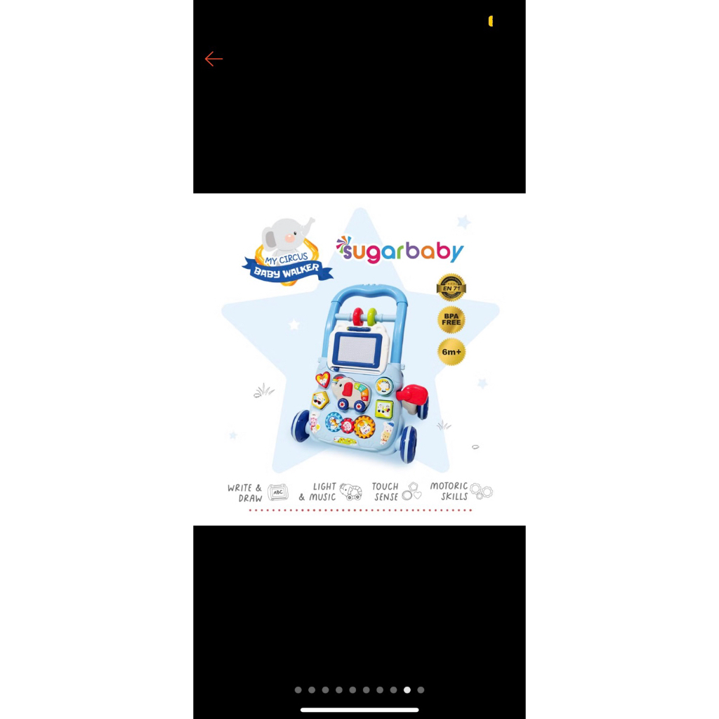 Sugarbaby push walker