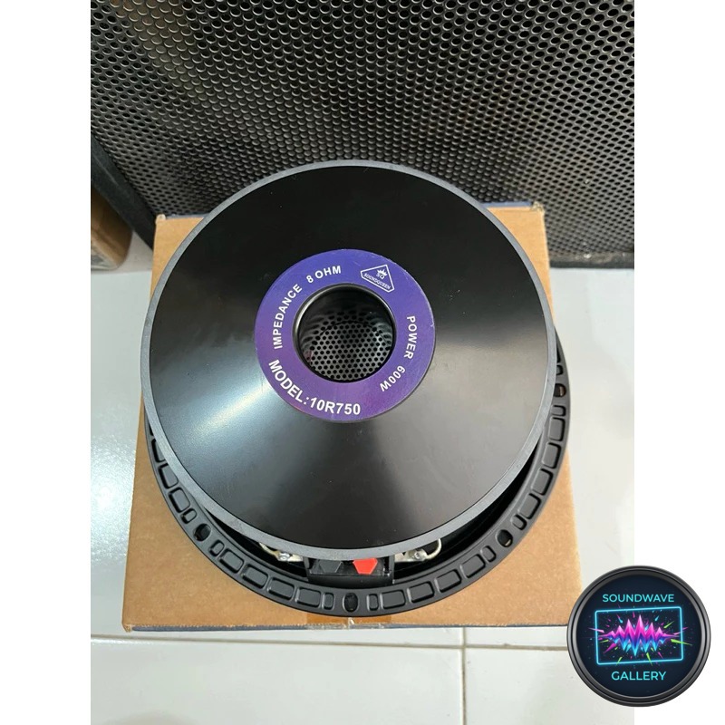 Speaker Soundqueen 10R750 Woofer Mid Low 10 Inch Voice Coil 3 Inch 600 Watt Max Original | SOUNDQUEE