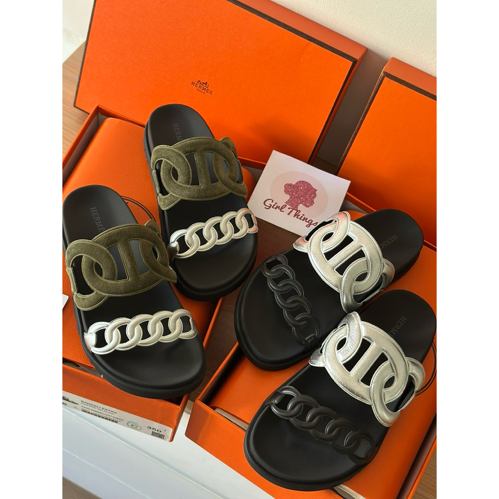 Sandal Wanita Ex Tra H | Sandal Teplek | Sandal Platform | Sandal Wanita Kualitas Import Kulit Asli 