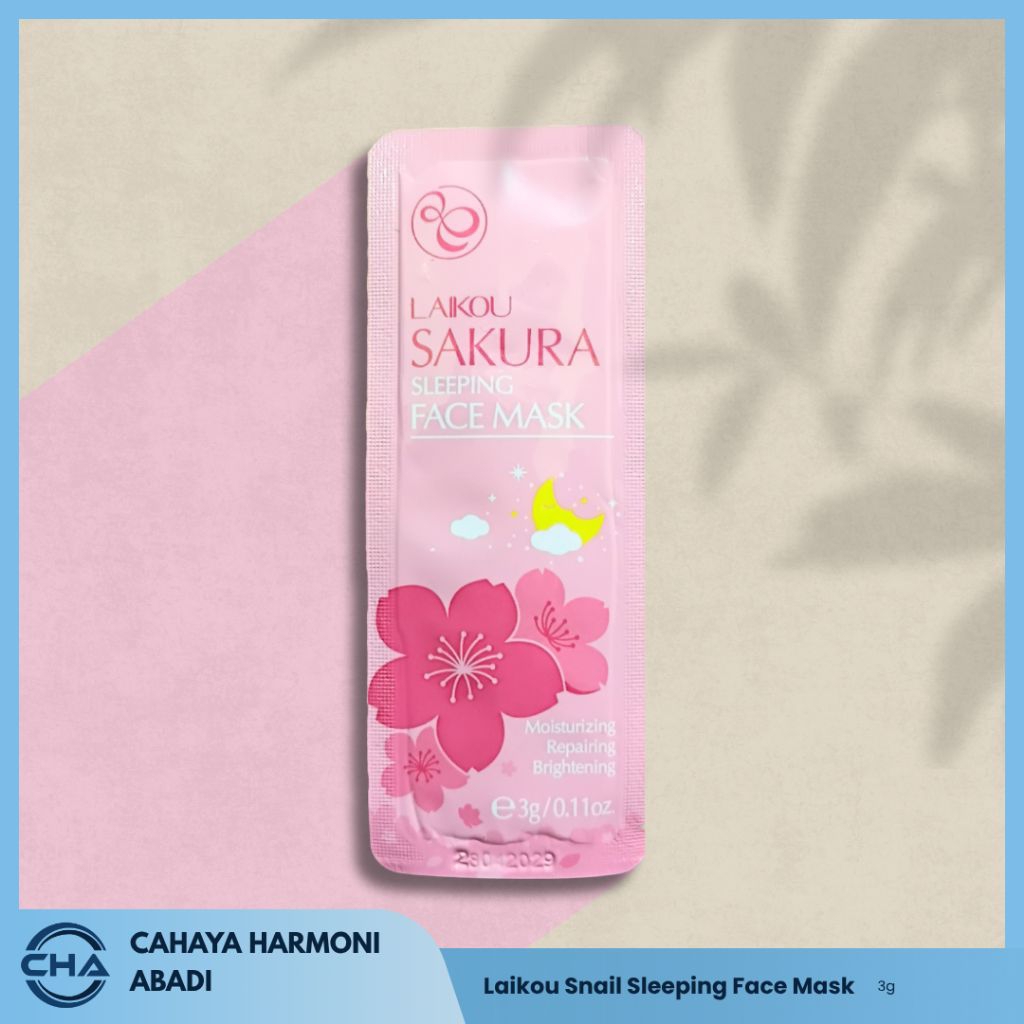 Laikou Sakura Sleeping Face Mask 3g