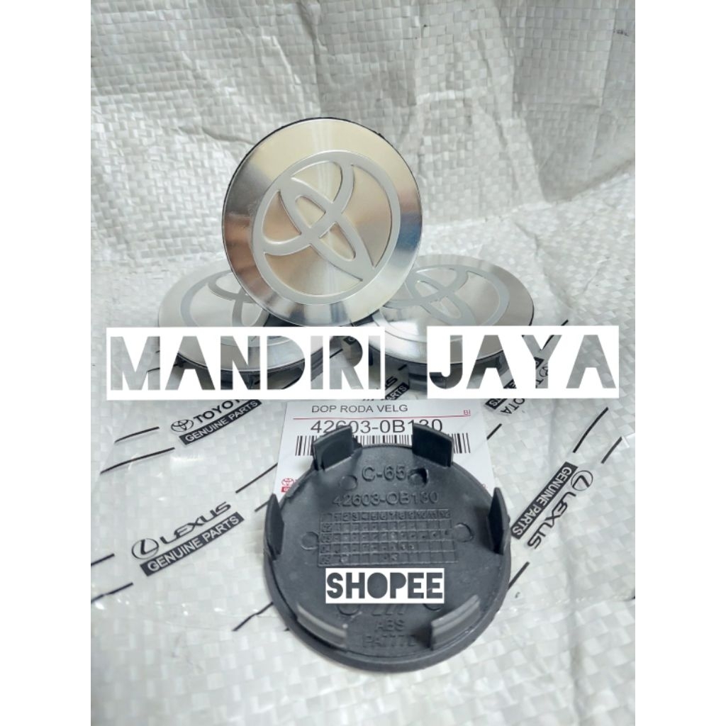 Tutup As Roda Dop Roda Velg 4pcs Kijang LSX SX Ori