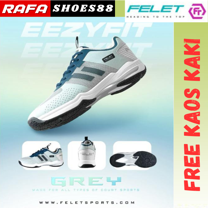 Felet EEZYFIT Badminton Shoes - Sepatu Badminton Original Felet