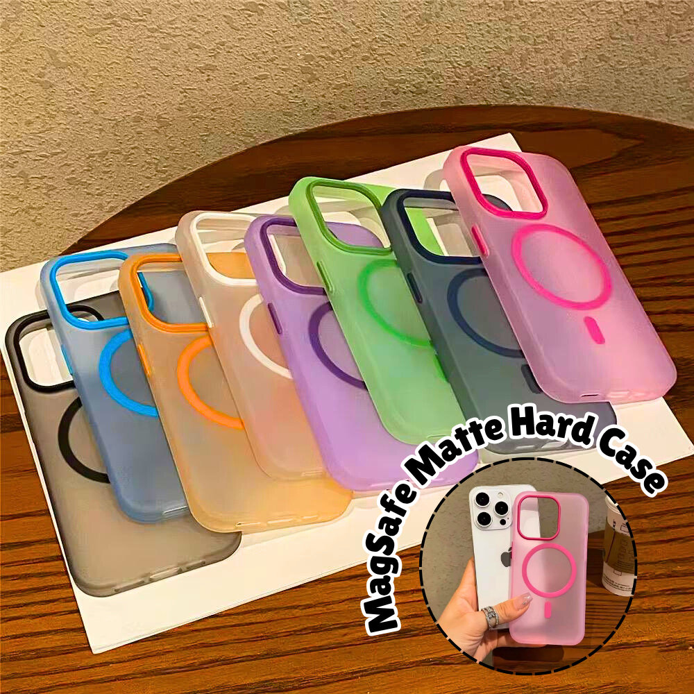 Magsafe Matte Hard Case Samsung A07 A17 5G A06 4G A16 A26 A36 A56 A25 A35 A55 S24 FE S25 Edge S25 Ul