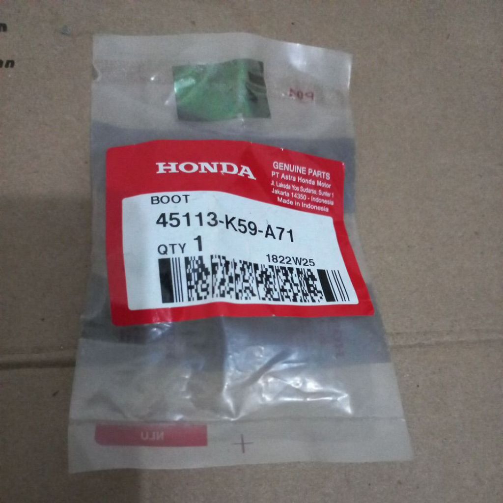 45113K59A71 – KARET DUDUKAN KALIPER, KARET BOOT KALIPER, BOOT GENIO, VARIO 125 ESP, VARIO 150 ESP, V