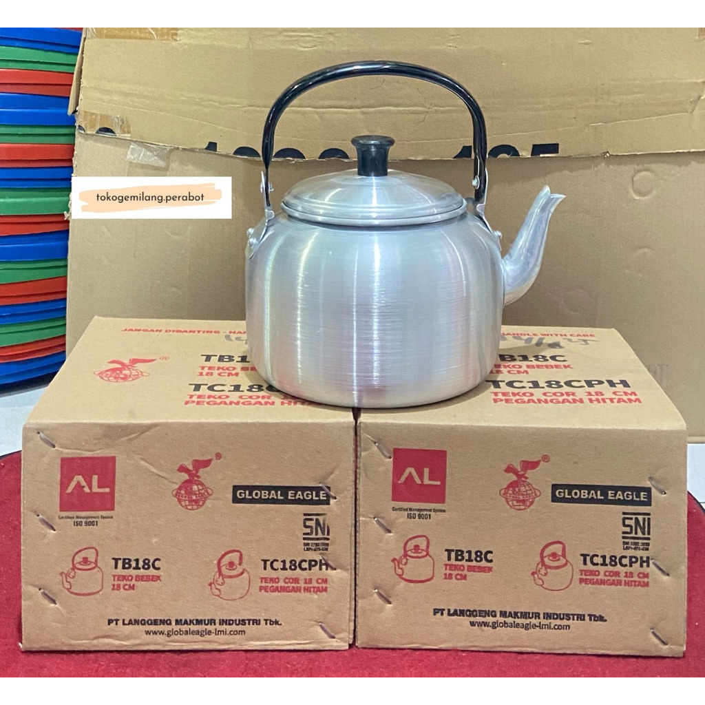 Teko Ceret Alumunium / Teko Ceret / Teko Jadul / Teko Bebek / Teko Kompor / Teko Bebek 18 cm