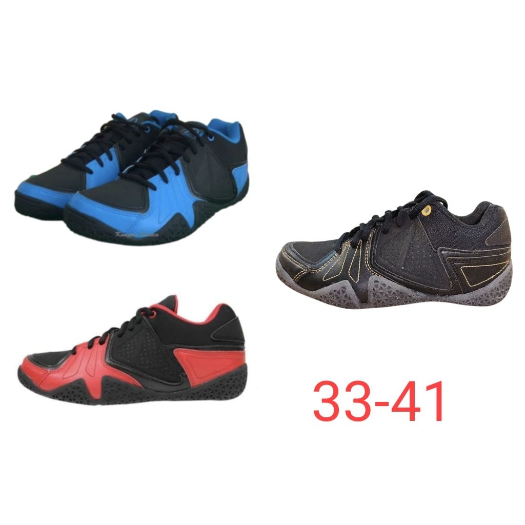 Sepatu League Basket Anak Hitam SHOCKWAVE LOW JR STOK LAMA ORIGINAL SALE