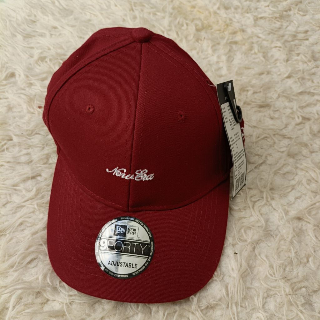Topi new era x MLB original red hat cap merah new bukan preloved bekas seken second