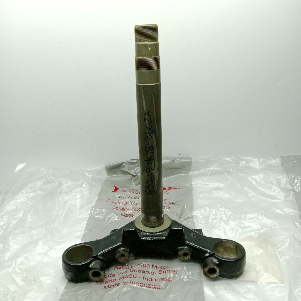 53219-K18-960ZA Segitiga Depan Bawah Rajawali T Stem Steering CB150 Verza 150 Ori Original Asli Hond