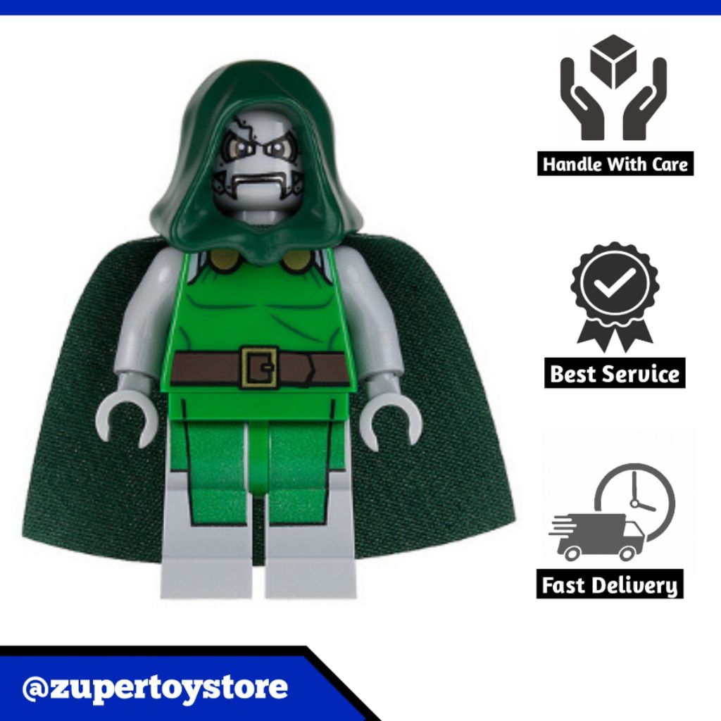 Minifigure Dr.Doom | Lego Marvel Superheroes Video Game | Unsealed
