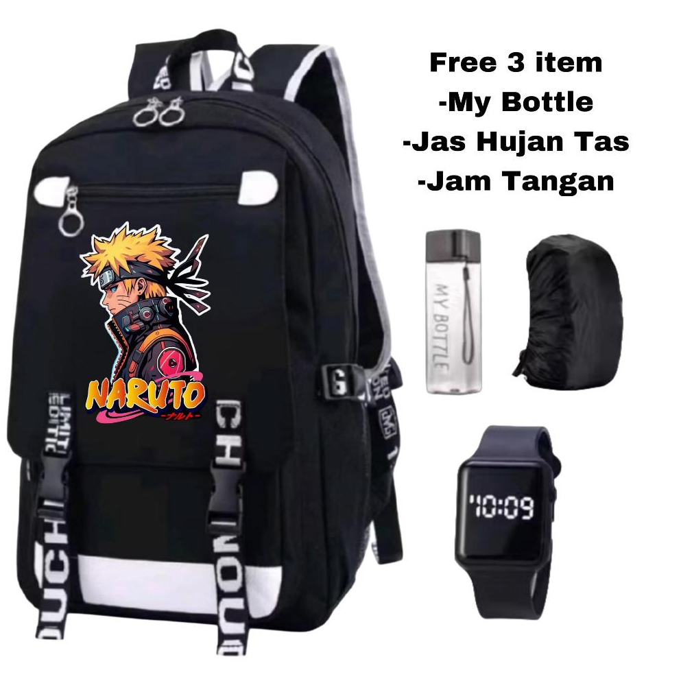 Tas ransel anak Naruto-Tas sekolah anak Naruto-Tas sekolah anak laki-laki Naruto