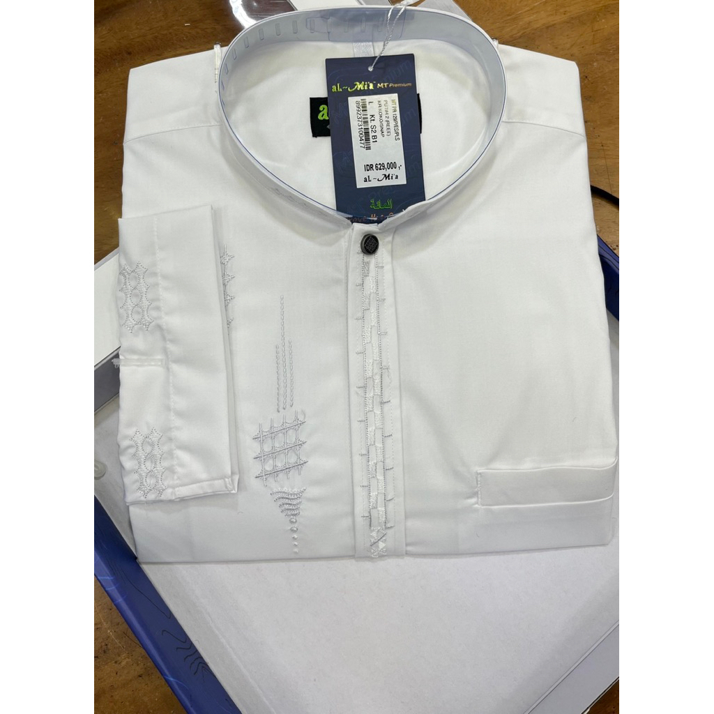 BAJU KOKO ALMIA PREMIUM POLOS -BAJU KOKO ALMIA TERBARU