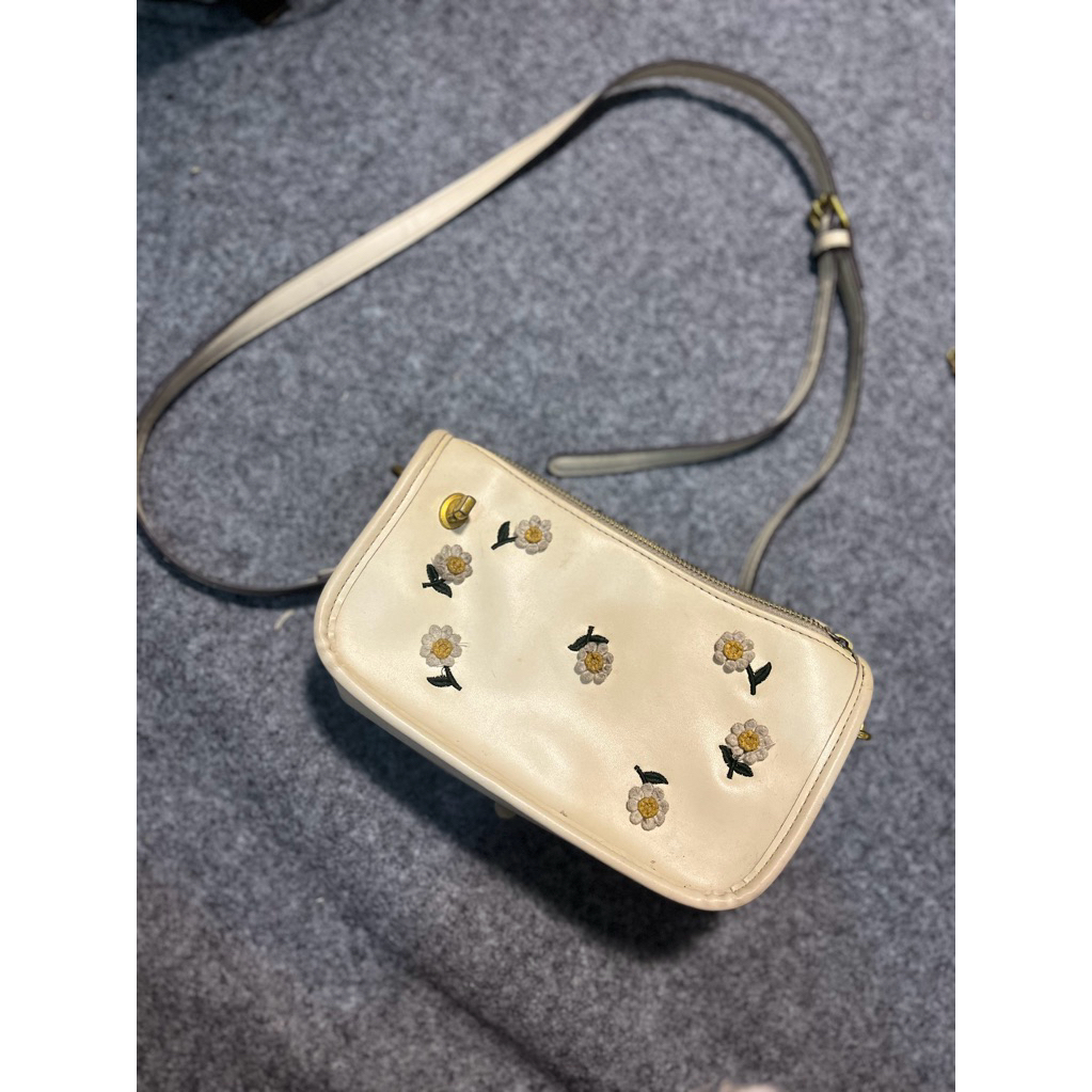 tas preloved coach tas wanita flower