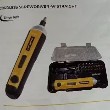 krisbow cordless screwdriver set 4volt