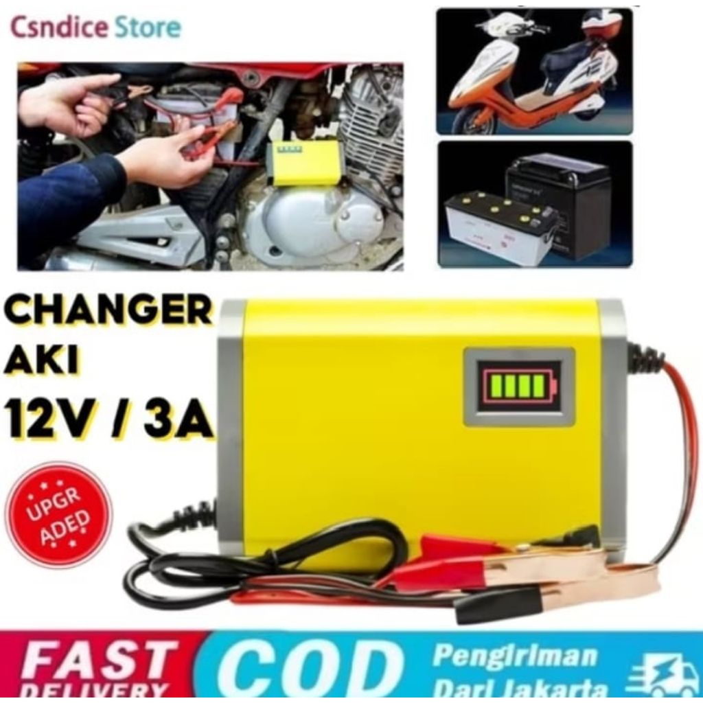cas aki 12 volt 2 ampere