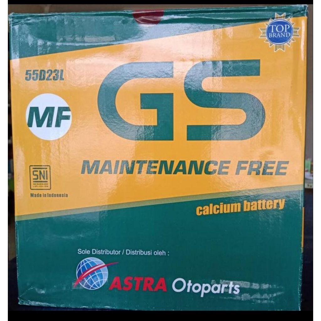 aki kering GS Astra MF 55D23L