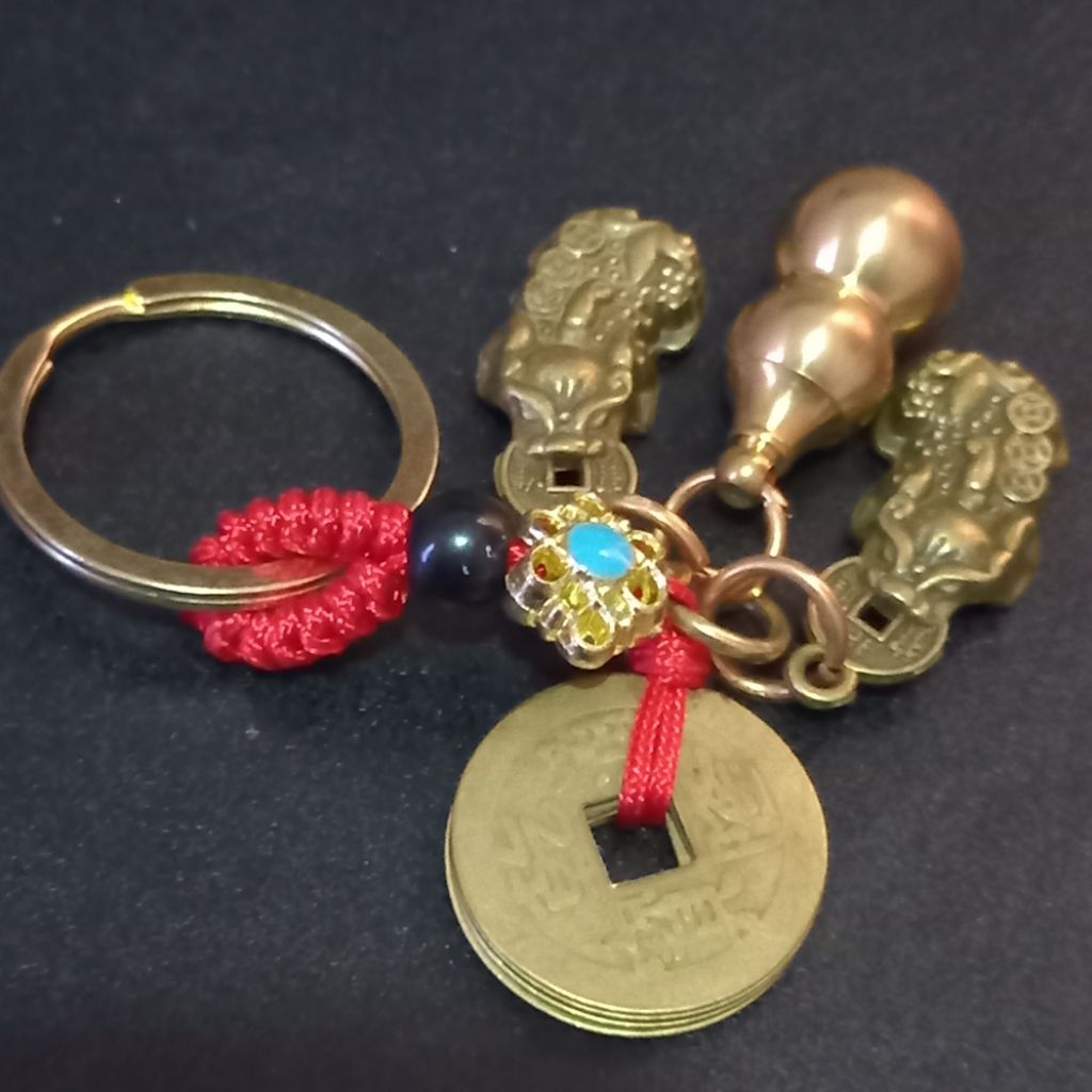 gantungan kunci fengshui pixiu naga hoky