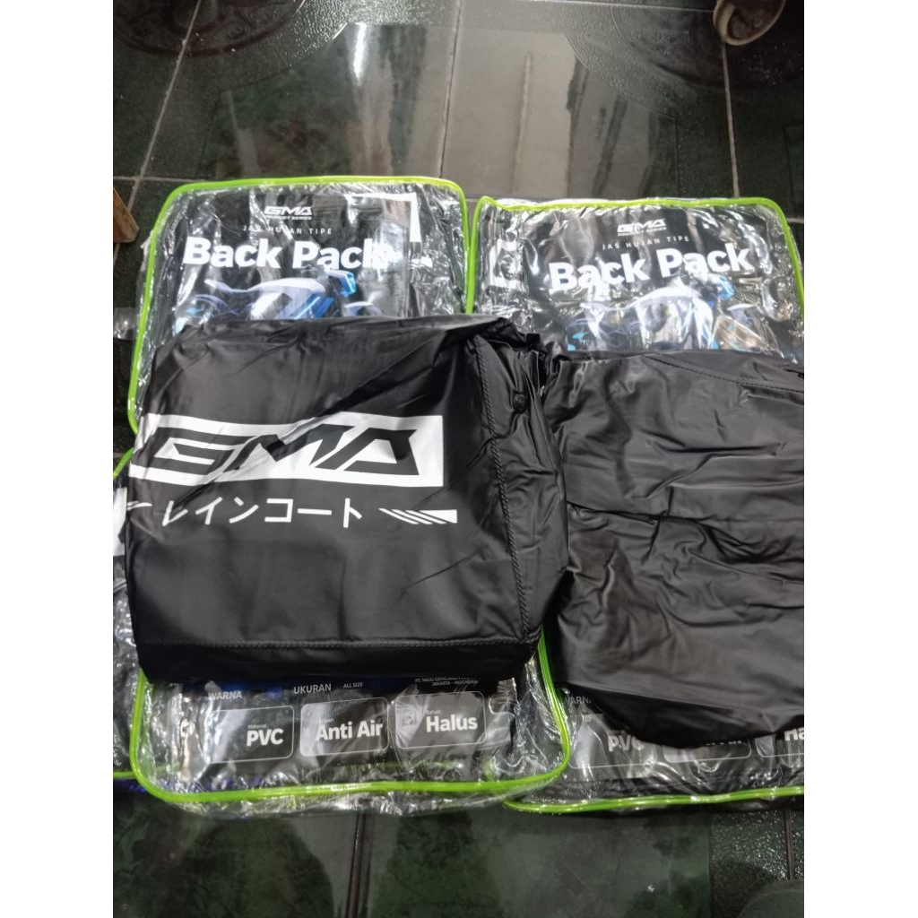 JAS HUJAN GMA TYPE 6 BAJU CELANA JAS HUJAN BAHAN KARET