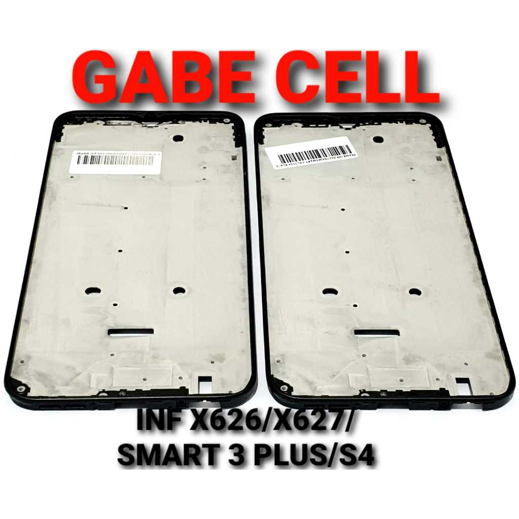 FRAME MIDDLE/DUDUKAN LCD INF X626/X627/SMART 3 PLUS/S4 BLACK