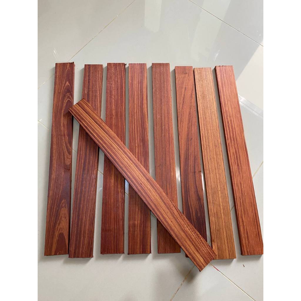 Lis paket ( isi 10 pcs ) kayu rengas merah full galih motif cantik ukuran lain bisa custom