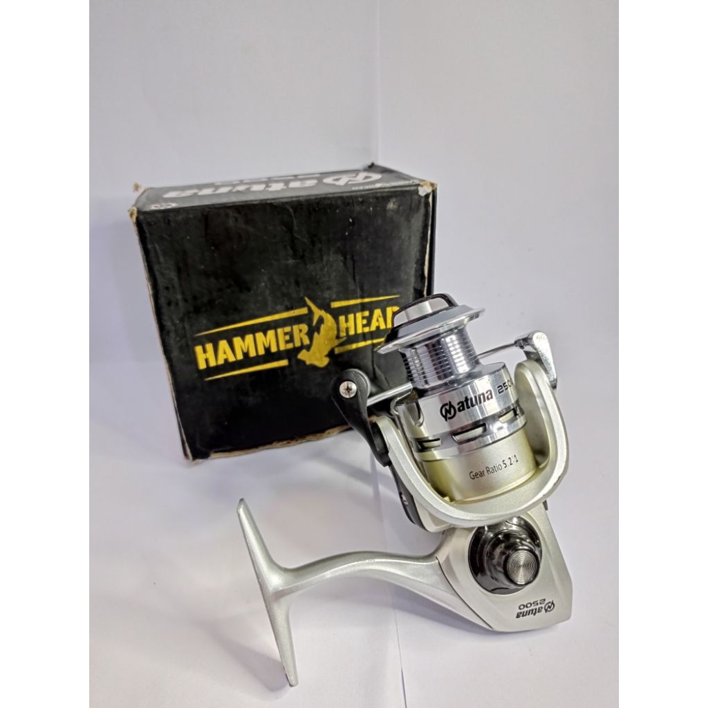 Reel Hammerhead Natuna 2500 Spool Besi 7+1 Ball Bearing