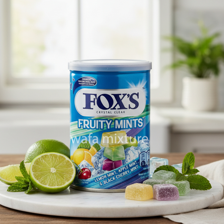 Permen FOXS FOX FOX'S Tin Crystal Clear Candy Kaleng - Fruit Mint 180 gr parcel lebaran, idul fitri,