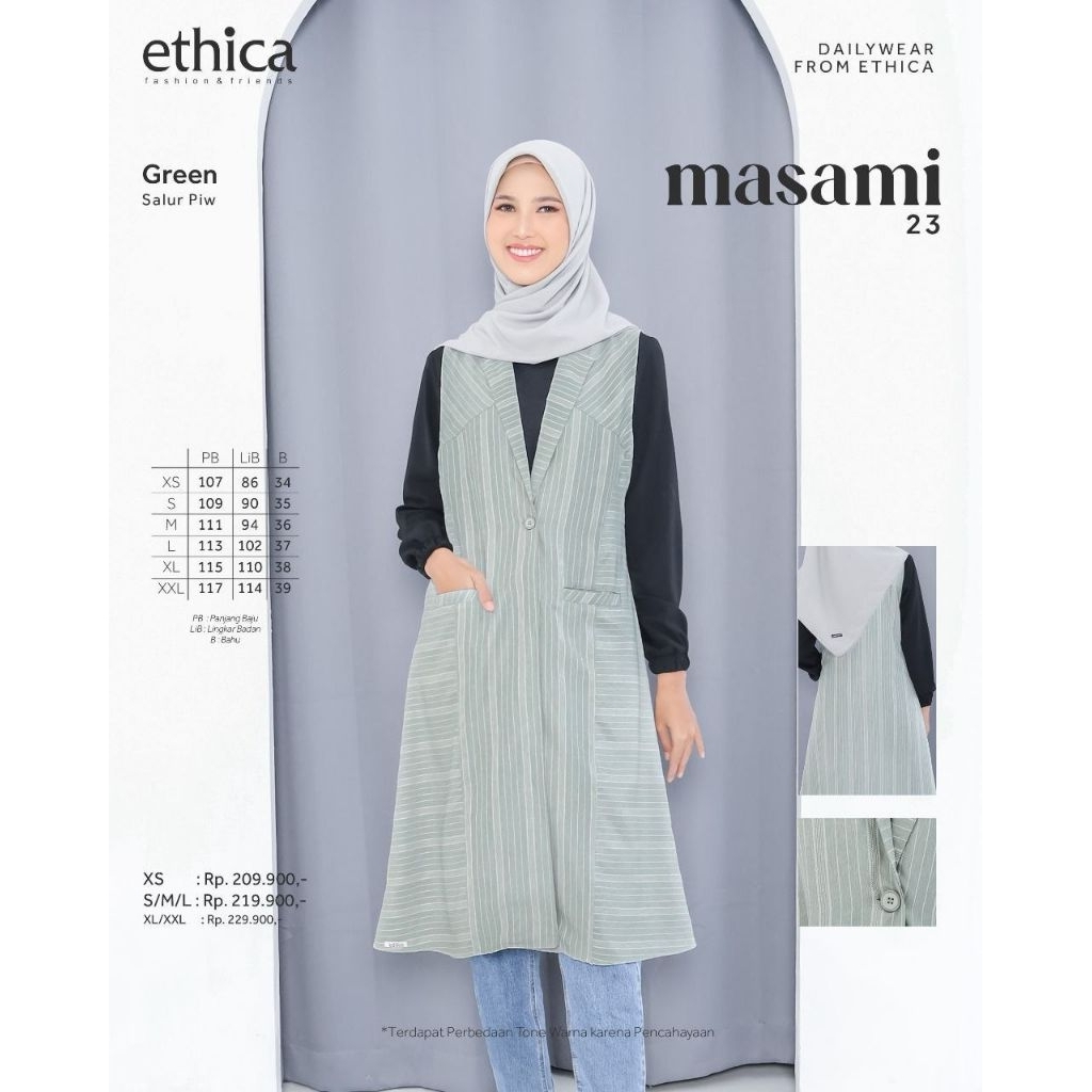 OUTER GAMIS ETHICA - MASAMI 23 - GAMIS CANTIK